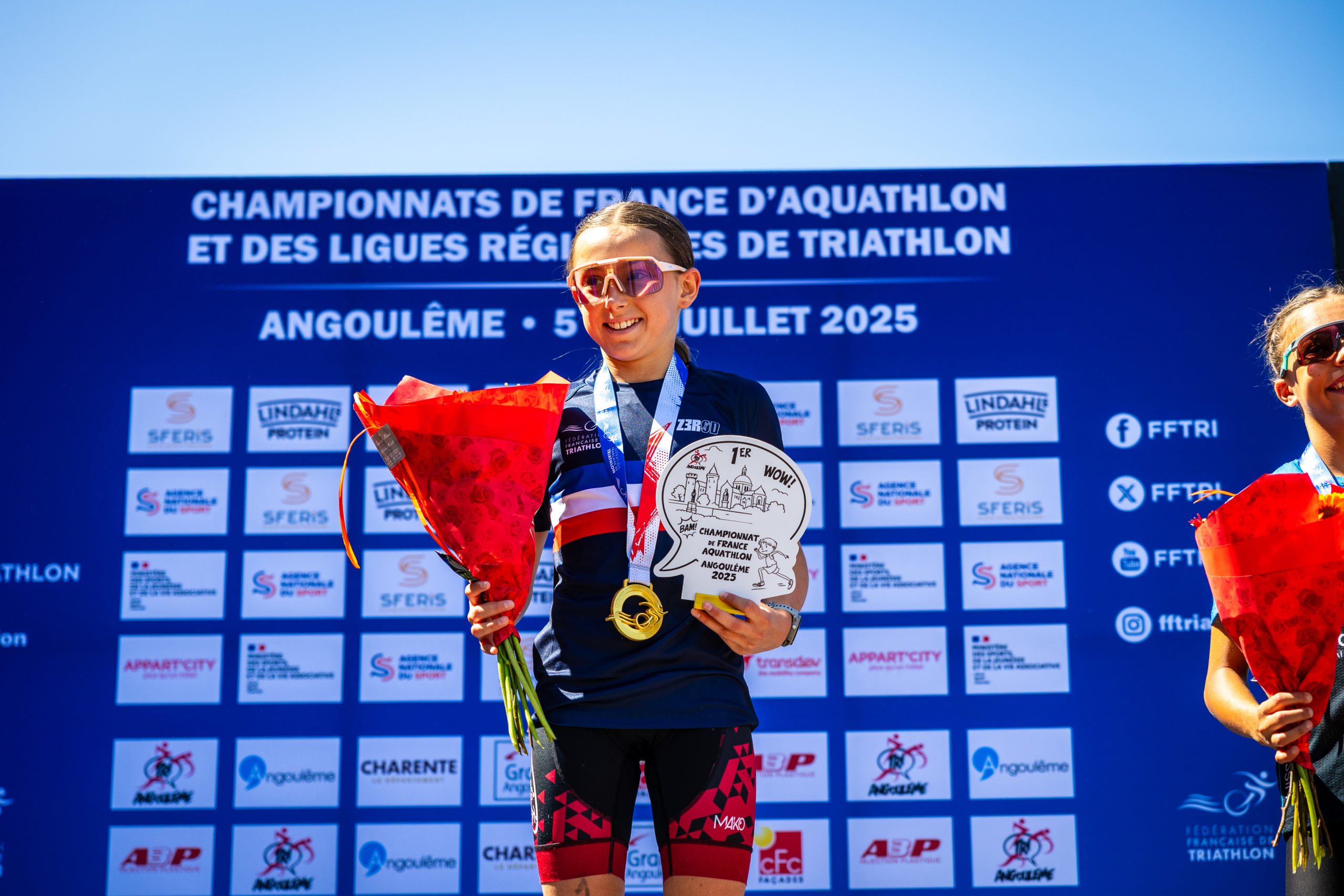 Championne de France d’Aquathlon !!
